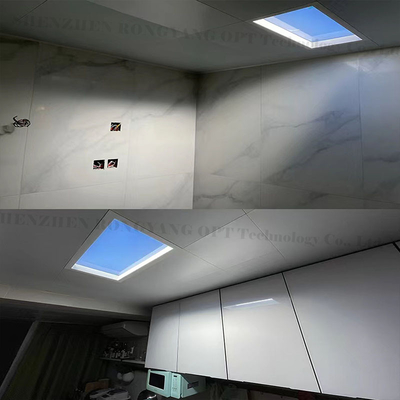 kopen 110V 220V 120x60 LED nep dakraam plafondpaneel bootst Tuya Alexa Control na online vervaardiging