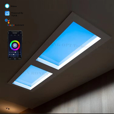 kopen Multiscène Witte Faux Dakraamverlichting Verzonken 6500k 110VAC 8000lm online vervaardiging