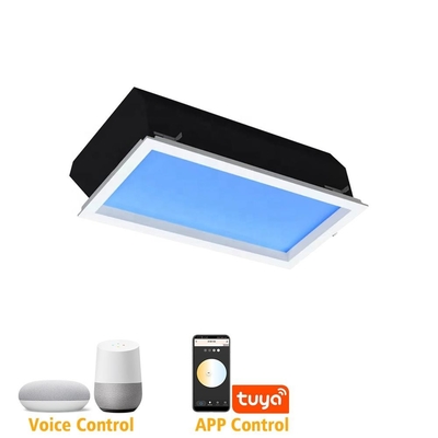 kopen 110V 220V 30x60cm Hemel Licht Comité, de Dakramen van 50W 7800K voor Zaal leiden online vervaardiging
