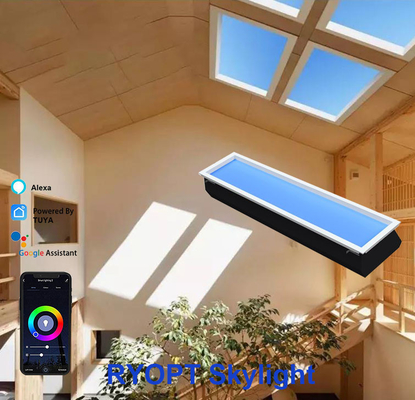 kopen Indoor 110V 220V LED-plafondpaneellamp 120X30 Tuya Alexa Control online vervaardiging