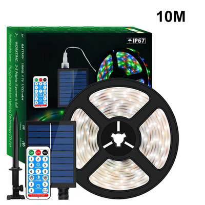 kopen Lengte 5M 10M LED Solar Strip Light 2835 Outdoor Waterdicht Warm Wit online vervaardiging