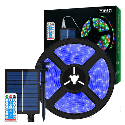kopen ROHS Praktische Solar Strip Light Outdoor 2835 SMD Afstandsbediening online vervaardiging