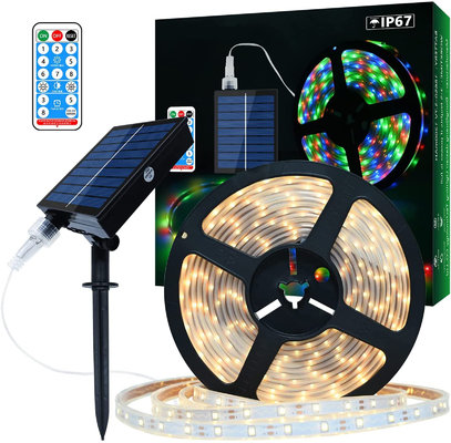 kopen 2835 Zonne LEIDENE van Dimmable Bandlichten, Multiscene Zonne Aangedreven LEIDENE Strooklichten online vervaardiging