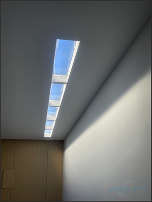 Kopen Kunstmatige LED-luchtscherm met Rayleigh-scatteringtechnologie voor installatie met een hoge CRI > 93 en ingebedde installatie online vervaardiging