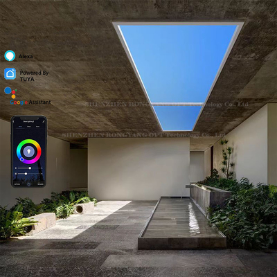 Multiscene 12.6'' Kunstmatige LED Dakraam Inbouw 600x300 Tuya