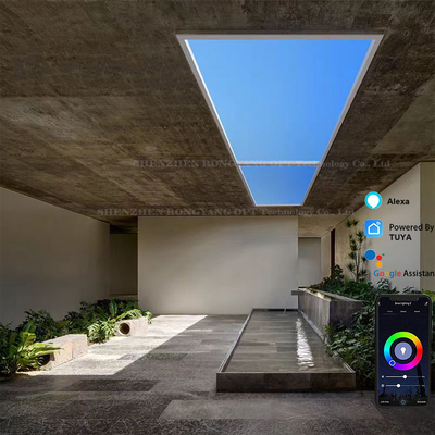 Geïntegreerd plafond kunstmatig LED-dakraam verzonken Alexa Tuya Control CCT 6500K