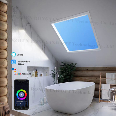 CCT 6500K 1200x300 Kunstmatige LED Dakraam DIY Tuya Alexa Spraakbesturing