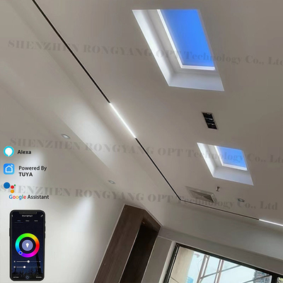 CCT 600x600 Vierkant Kunstmatig Hemellicht, Plafond-LEIDENE Simuleren Zonlicht
