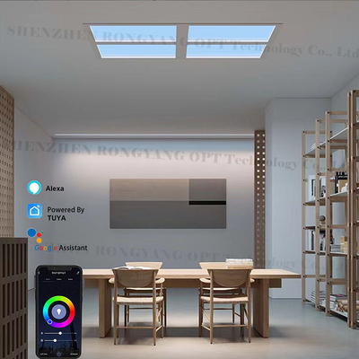 Geen flikkering 200W kunstmatig LED-dakraam gemonteerd CCT-kleurverandering
