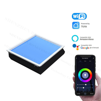 Blauwe hemel 600x600 LED-hemelpaneel 2100-7000K Kleurtemperatuur 3.6A stroom