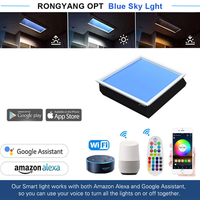 Smart Dimmable LED Ceiling Panel Light, op afstand bediend, perfect voor commerciële ruimtes