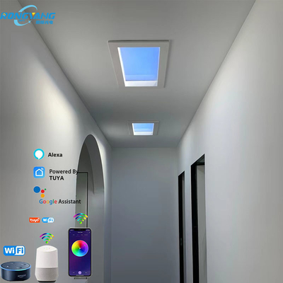 CCT 2700K-6500K Kunstmatige LED Dakraam Plafond 50W 110VDC Duurzaam