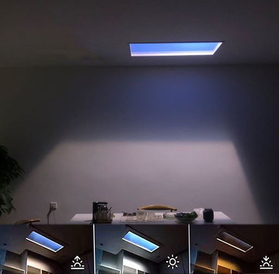 Ultradunne kunstmatige zonlichtpaneel aluminiumlegering 120x60 110V verticaal