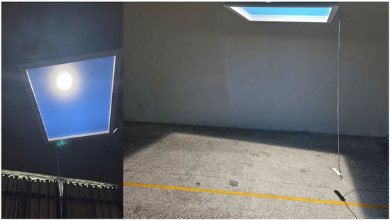 Smart Tuya Slim kunstmatig dakraam LED Blauwe hemel Plafond Zonnepaneel