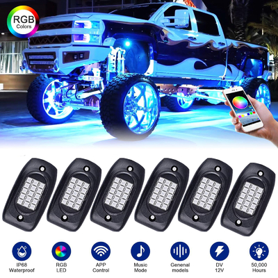 Roestvrij Underglow RGB Rock Lights Multifunctioneel Duurzaam voor boot