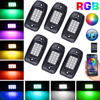 Afstandsbediening LED RGB-rotslichten Duurzaam stabiel voor motorfiets