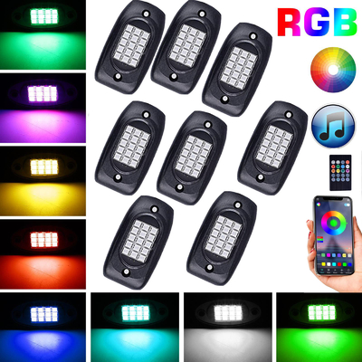 Lichtgewicht draadloze Rock Lights met afstandsbediening Multiscene