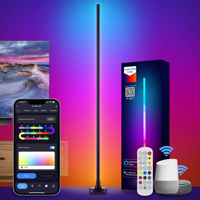 Woonkamer Infrarood RGB-hoekvloerlamp Afstandsbediening met muziekmodus