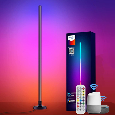 RGB-Hoeklamp van CCT 2500K-6500K, Dimbare kleur veranderende LEIDENE Hoekvloerlamp