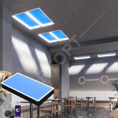 Praktisch 200W kunstmatig daglichtpaneel 120x60 RGB verzonken gemonteerd
