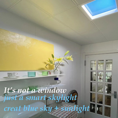 Het UV Vrije LEIDENE Dakraamcomités van Faux Kunstmatige Blauwe de Hemeltherapie van het Daglicht Circadiaanse Ritme