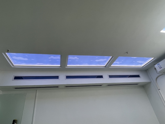 Brede dekking Aluminium LED-luchtscherm met 50 000 uur LED-levensduur Intensiteit Wit licht