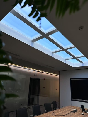 Wit licht kleur ingebed kunstmatig LED dakraam 12 kg ingebed installatie methode voor commerciële